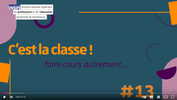 Visuel de la vidéo "C'est la classe #13"