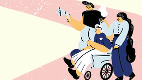 Visuel conçu par les étudiants pour la conférence