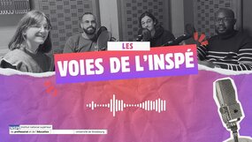 Visuel photo de la série podcast de l'INSPÉ de l'académie de Strasbourg | L'@telier
