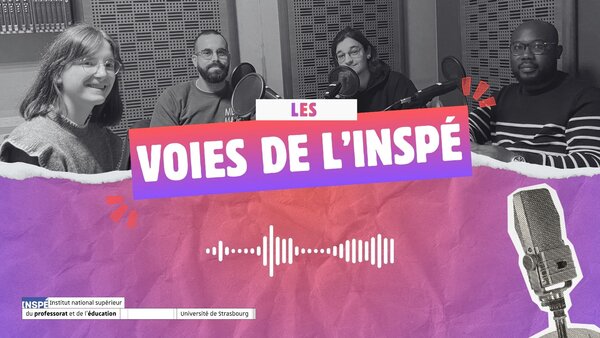 Visuel photo de la série podcast de l'INSPÉ de l'académie de Strasbourg | L'@telier
