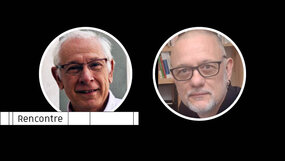 Visuel photo avec portraits de Philippe Meirieu et Xavier Bouchereau