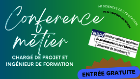 Visuel graphique conférence métier