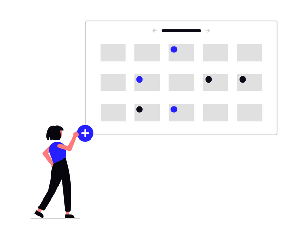 Visuel graphique "agenda"
