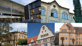 photomontage, les sites de l'INSPÉ