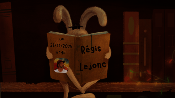 Extrait de l'affiche (illustration d'un livre de Régis Lejonc