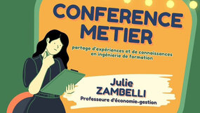 Visuel graphique conférence métier