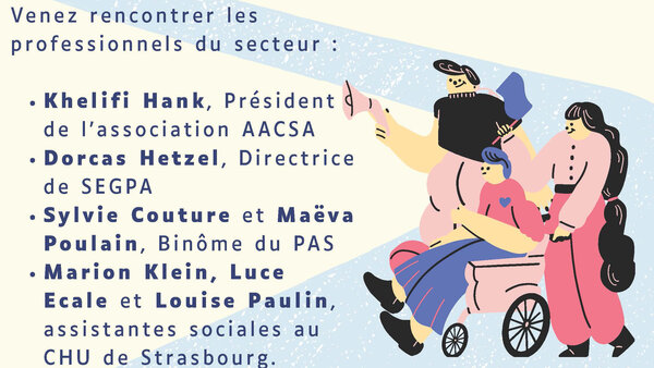 Visuel conférences métiers, extrait de l'affiche