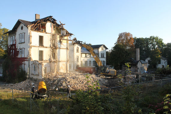Démolition des anciens bâtiments | 14 octobre 2021