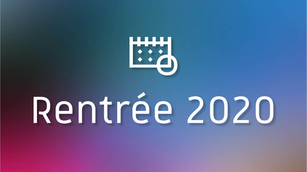 Visuel dates de rentrée 2020