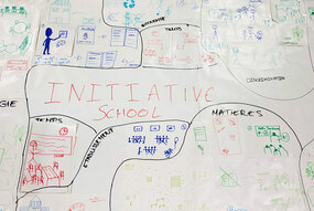 Extrait du poster réalisé par les étudiants de L1 Sciences de l'éducation