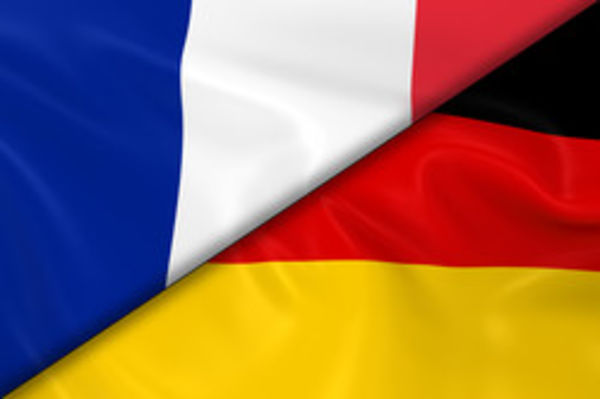 Drapeaux France et Allemagne