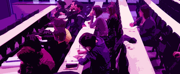 visuel étudiants en amphi