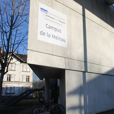 Panneau extérieur campus Meinau