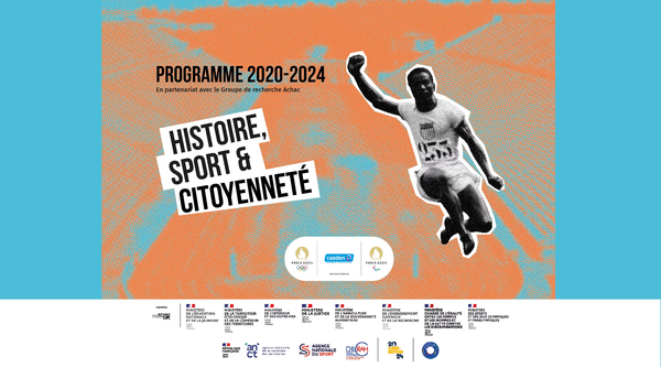 Visuel de l'exposition "Histoire, sport et citoyenneté" | Crédit : Casden
