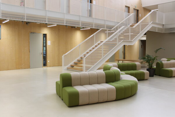 Photo du halle de la nouvelle extension | INSPÉ, campus de la Meinau | Crédit photo : Myriam Lakraa