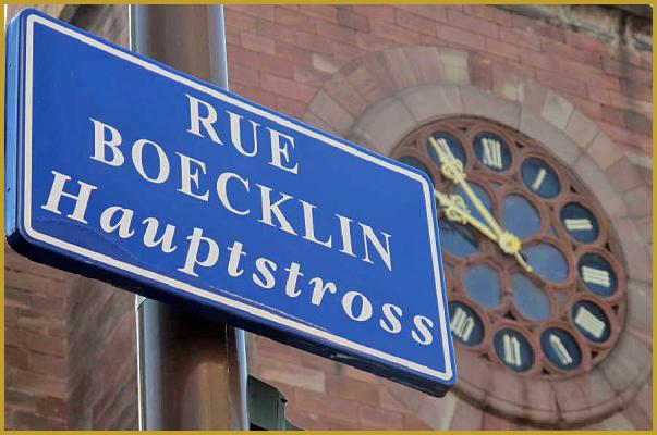 panneau de la rue Boecklin