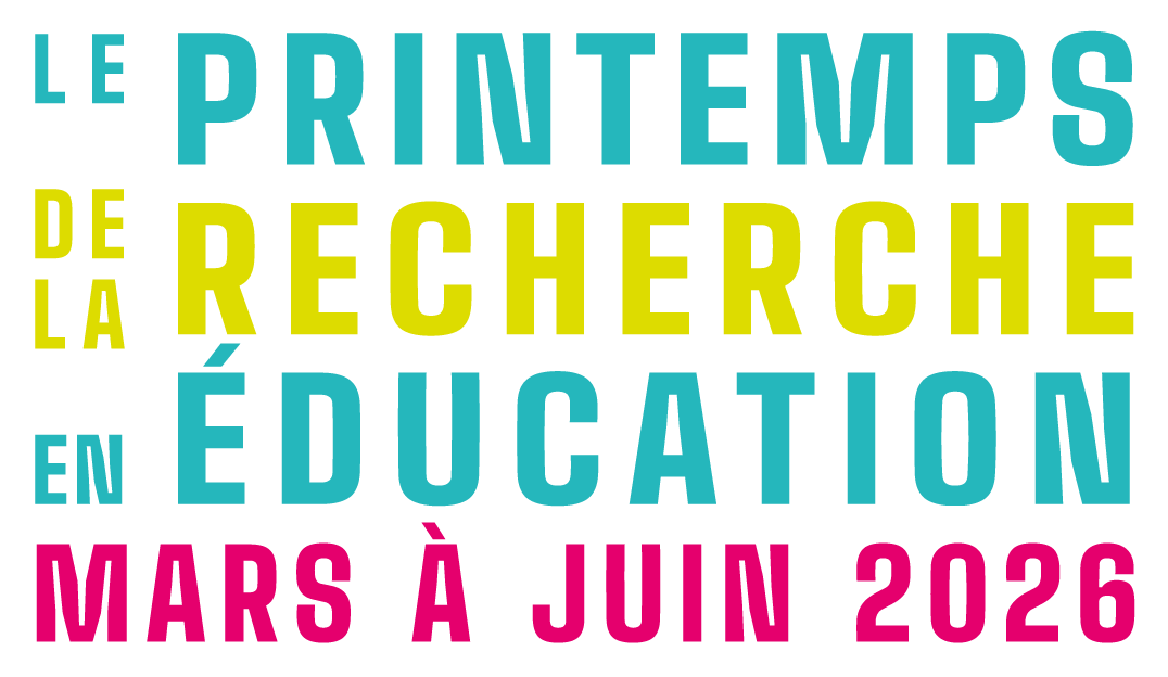 Visuel du printemps de la recherche en éducation 2026 | Réseau des INSPE